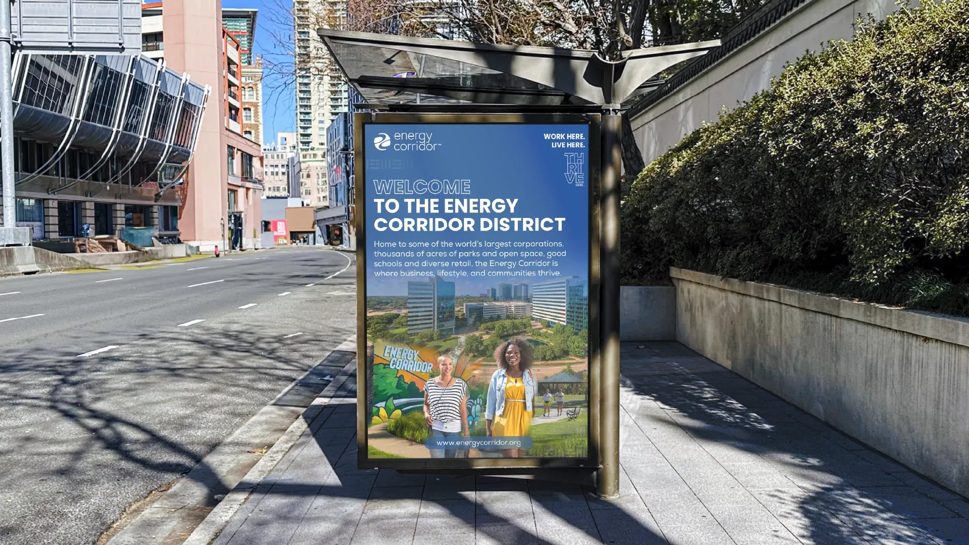 Energy Corridor District Bus Shelter Design