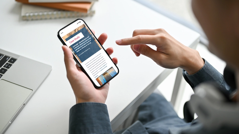 InduMar Stop It Case Study Mobile Web Design
