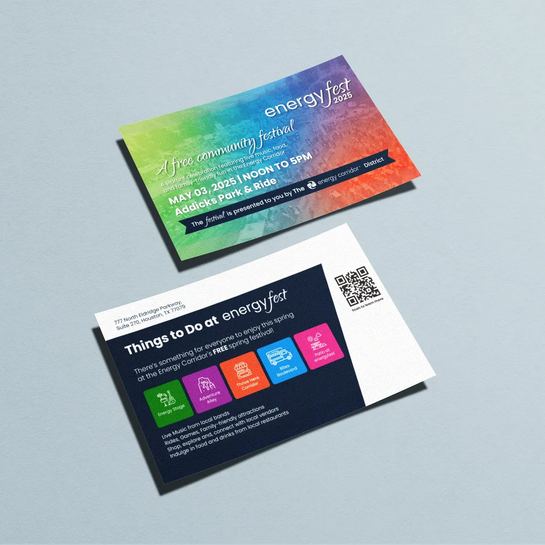 Energyfest Postcard Mailer