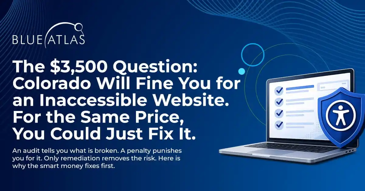 Colorado Website Accessibility Fine Hits $3,500 Per Site
