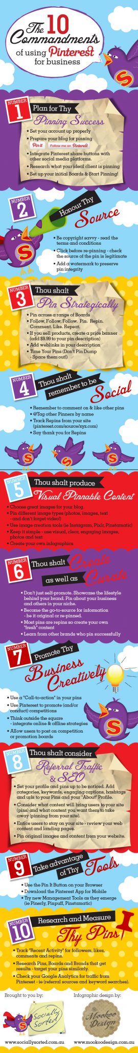 10 Commandments of Using Pinterest for Business