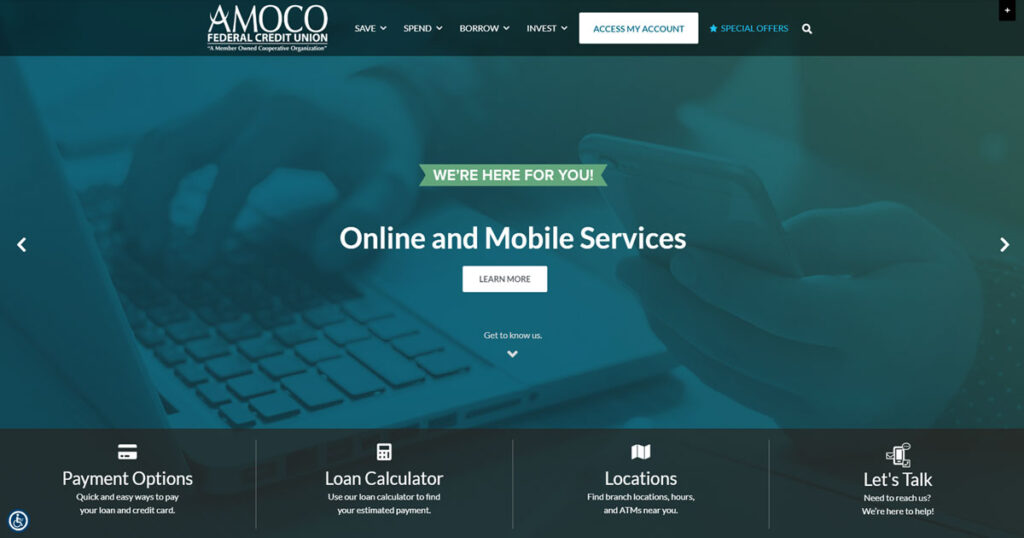 AMOCO FCU Website Redesign