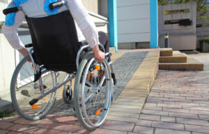 ADA in action - wheelchair ramp