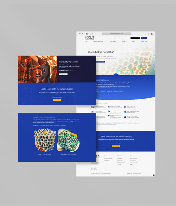 Elevating CLS Industrial Purification’s Online Presence with Expert UX and Content Strategy