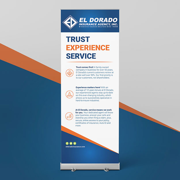 ELD Banner Stands Display