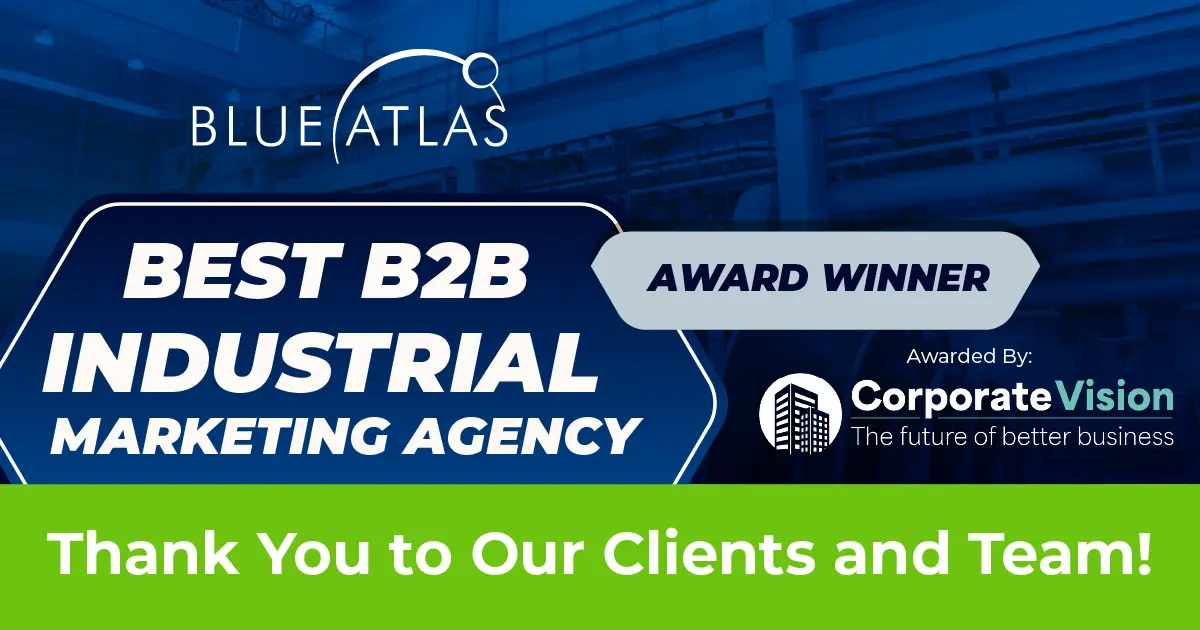 BA Corporate Vision Award Best B2B Industrial Marketing Agency
